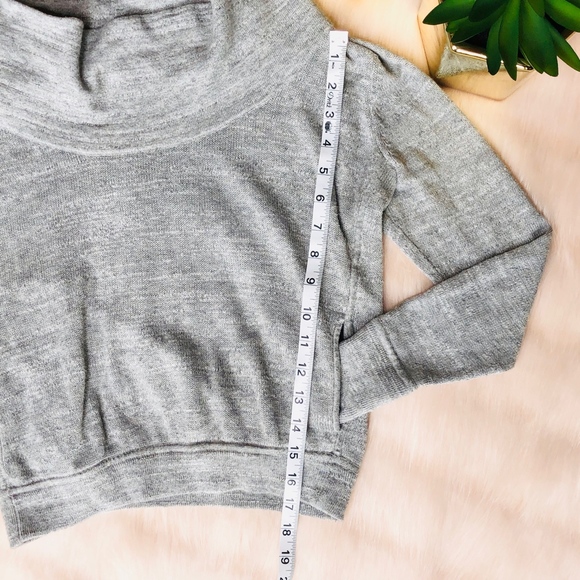 !MUST GO! Eileen Fisher Grey Crop Sweater - Picture 6 of 8